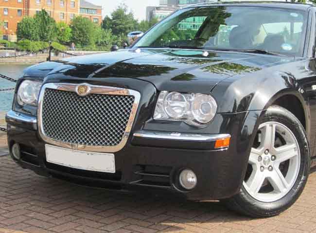 300C chrome mesh grill